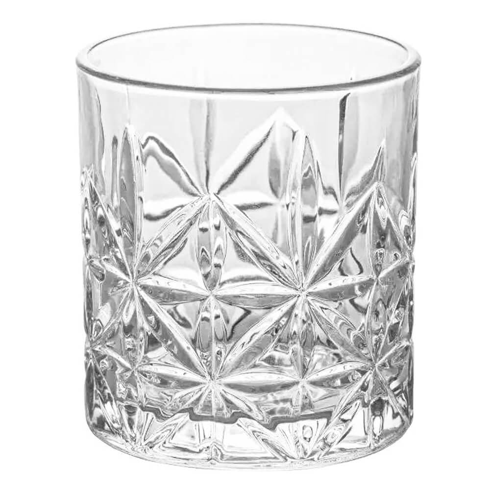Copo de Vidro De Whisky Requinte Transparente 330ml 1 peça - Casambiente