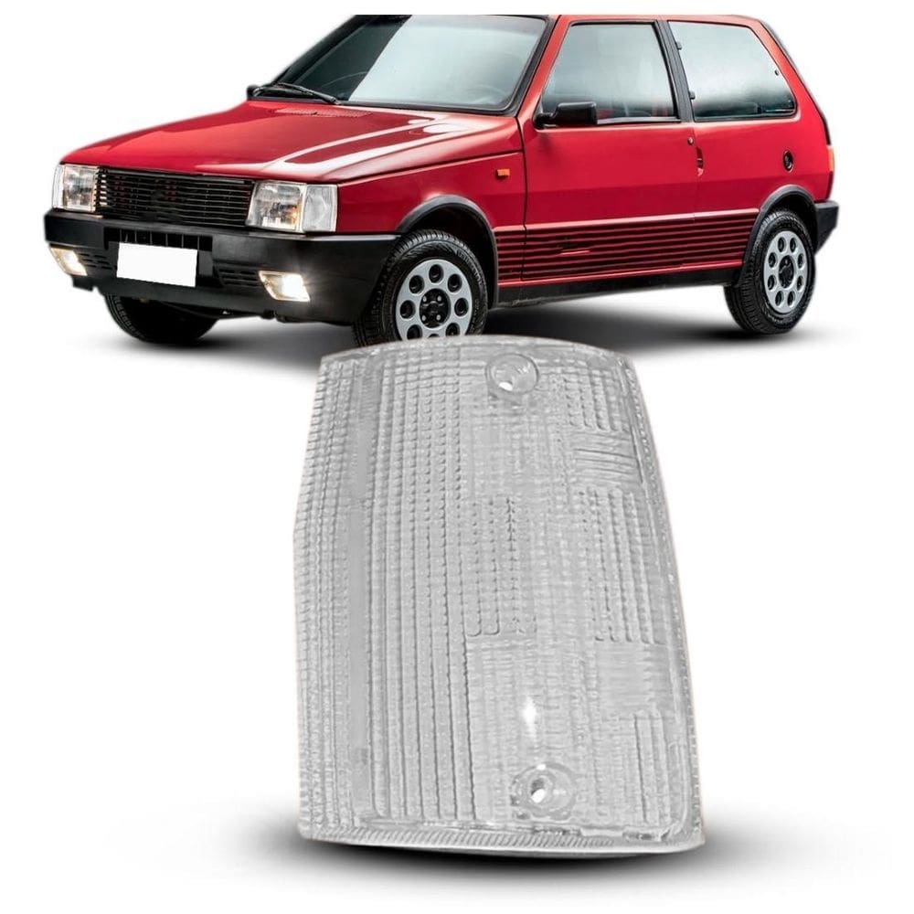 Lente pisca seta uno/fiorino/elba/prêmio 1984/1990 cristal