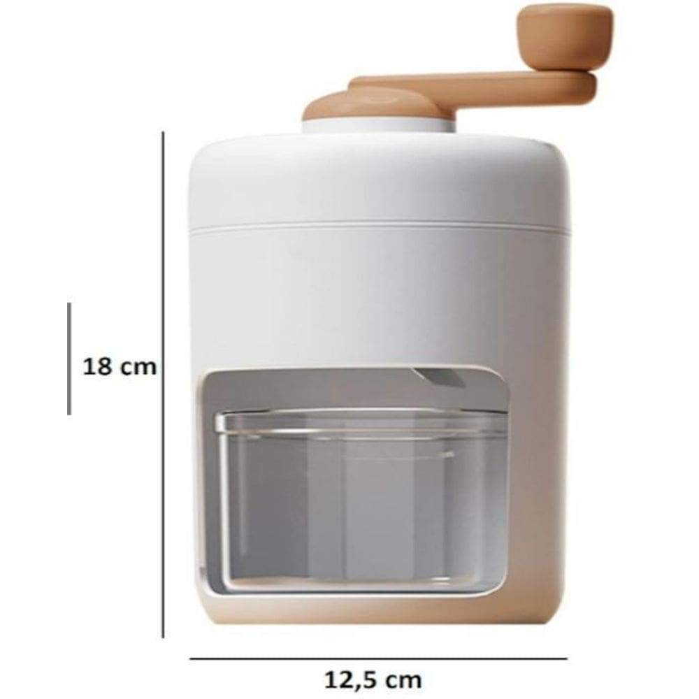 Triturador de gelo moedor picador manual raspadinha de gelo