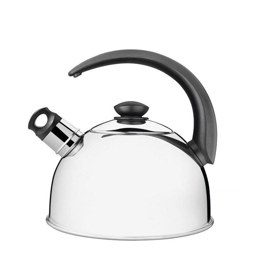 Chaleira com apito aço inox cabo preto 3l 61483/023