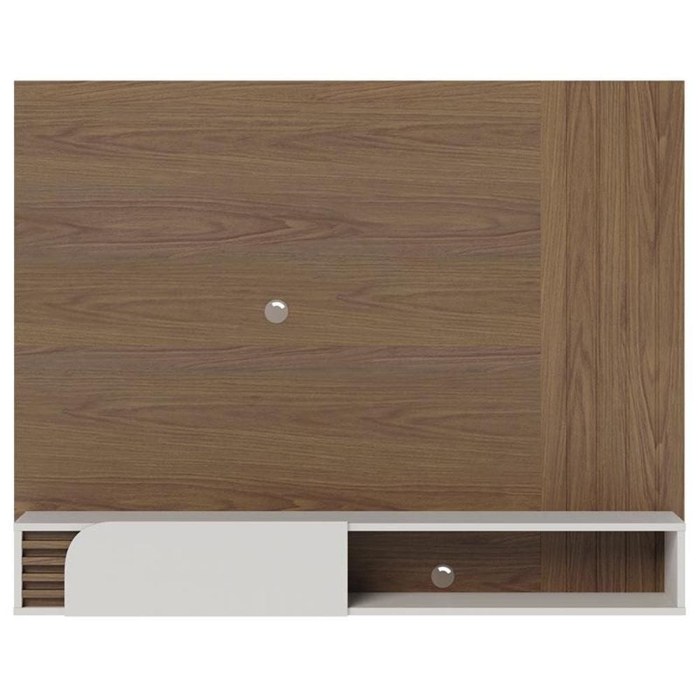 Painel para Tv Home Suspenso Jurerê Amêndoa Off White Matte – Colibri
