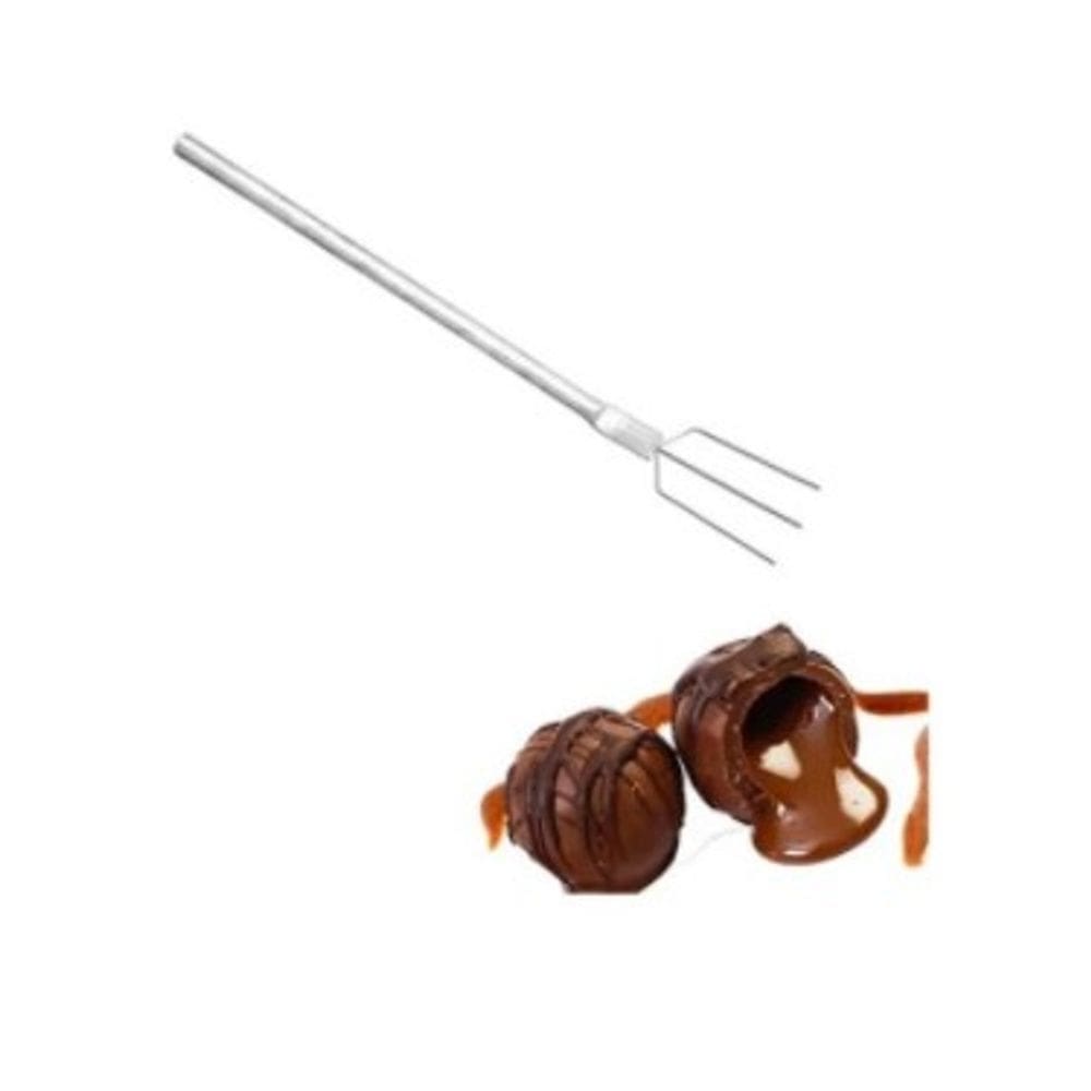 Garfo Para Bombom 3 Pontas - Kit 10 Peças