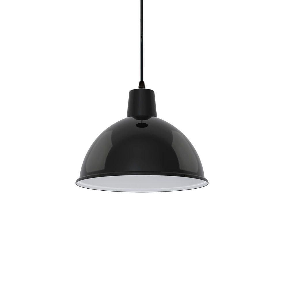 Lustre Pendente Taschibra Td 820 E27 Bivolt Preto