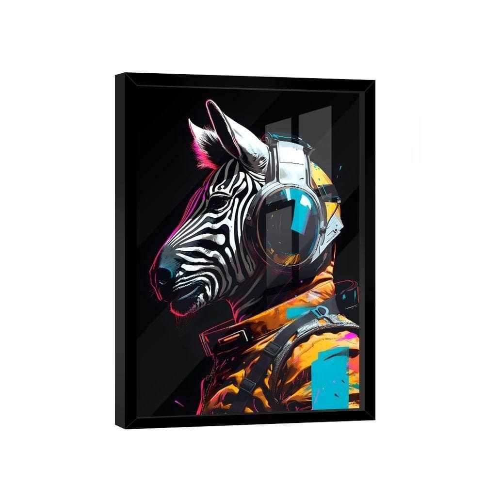 Quadro Zebra Colors Br Artes