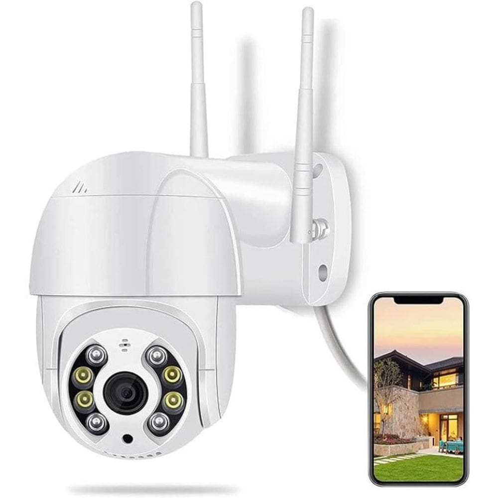 Camera segurança gira 320 smart ip wifi dome full hd