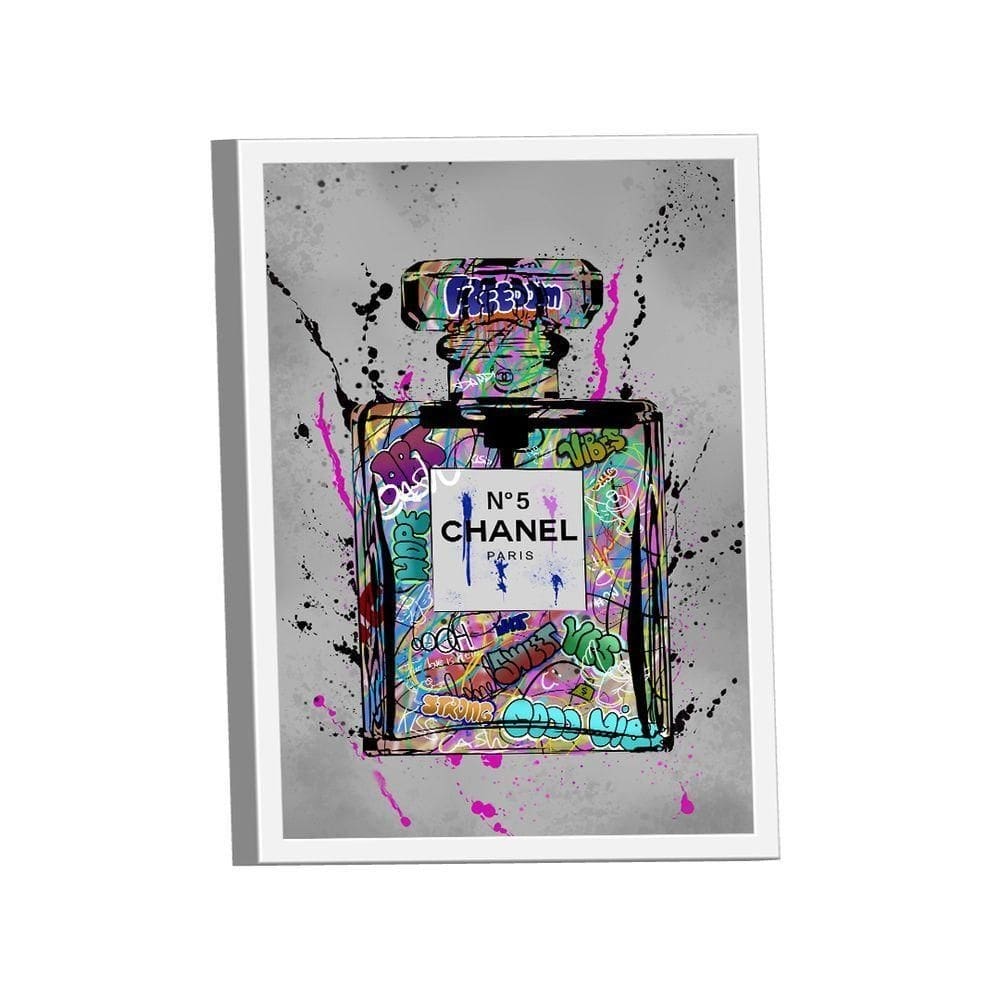 Quadro Chanel Grafite -- Br Artes