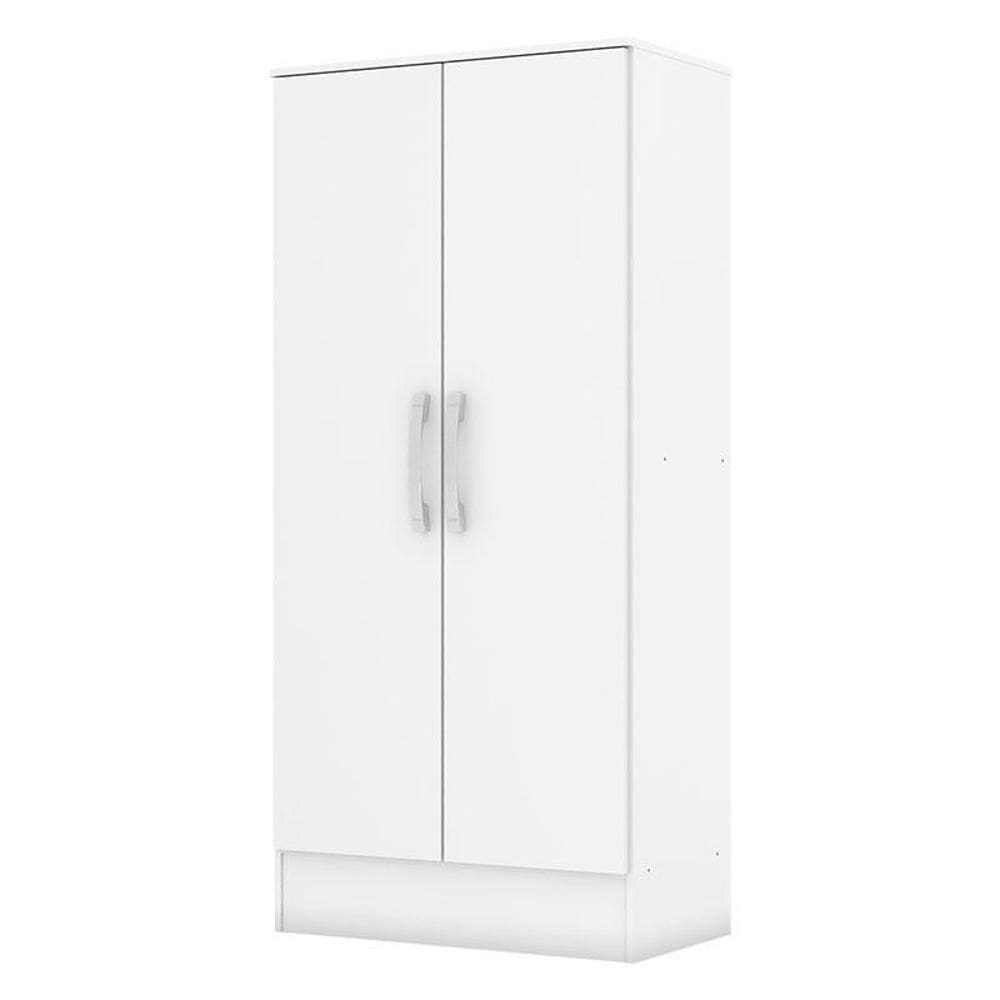 Armário Multiuso 2 Portas Zafira Branco – Briz Móveis