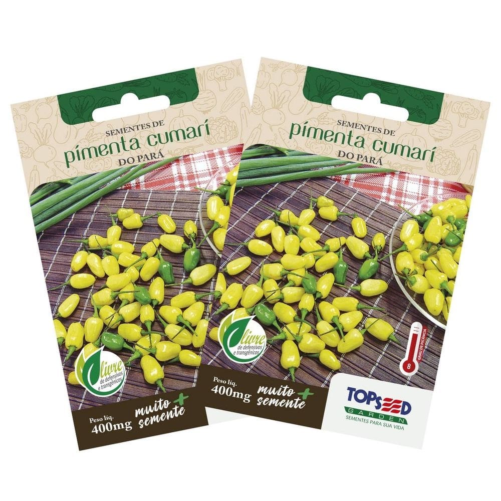 2X Sementes de Pimenta Cumari do Pará TOPSEED
