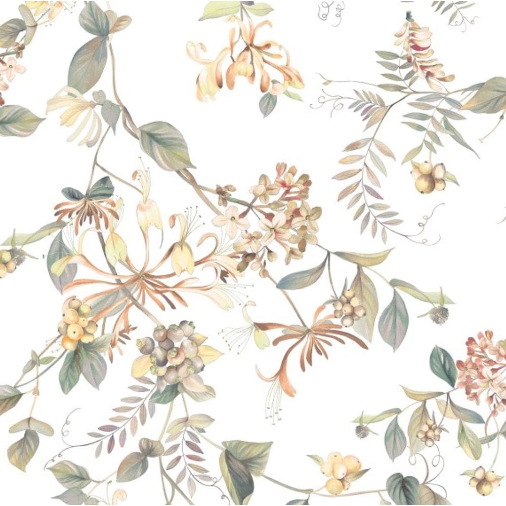 Papel de Parede Sheilas Floral Amarelo 47455