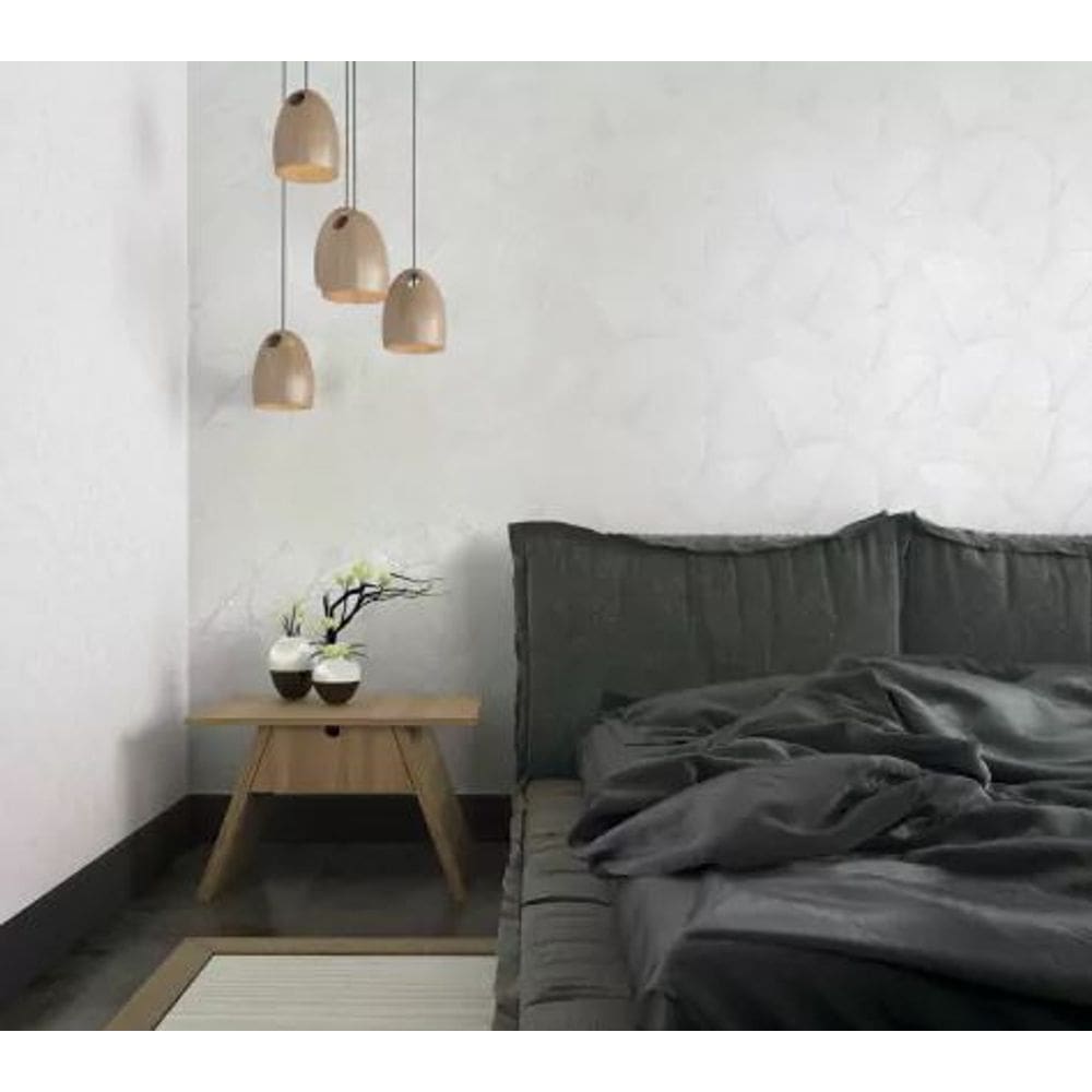 Papel de Parede Sheilas Folhagem Branco 34507