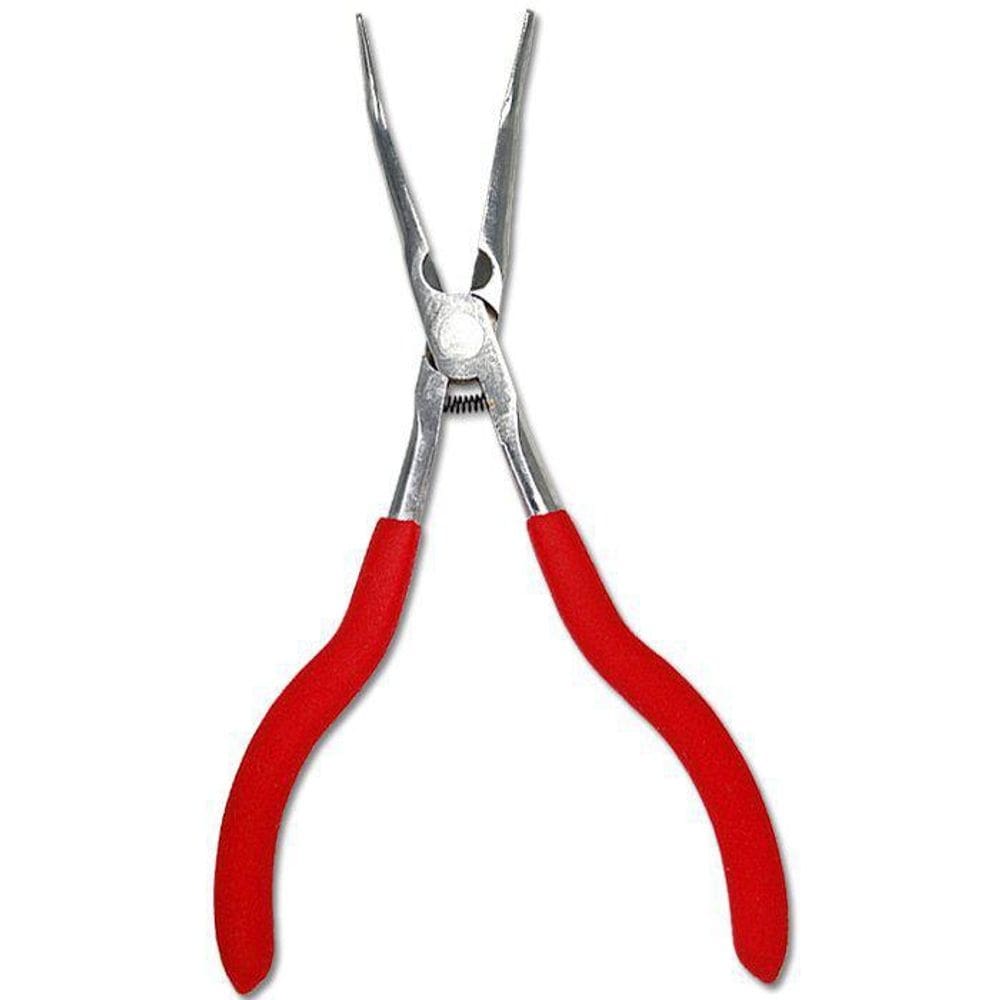 Alicate de pesca multiuso bico curvo aço v-fox cw-646 prata
