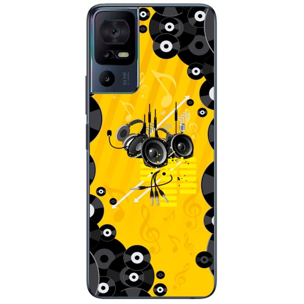 Capa Adesivo Skin354 Verso Para TCL 40 SE 2023 (T610E)