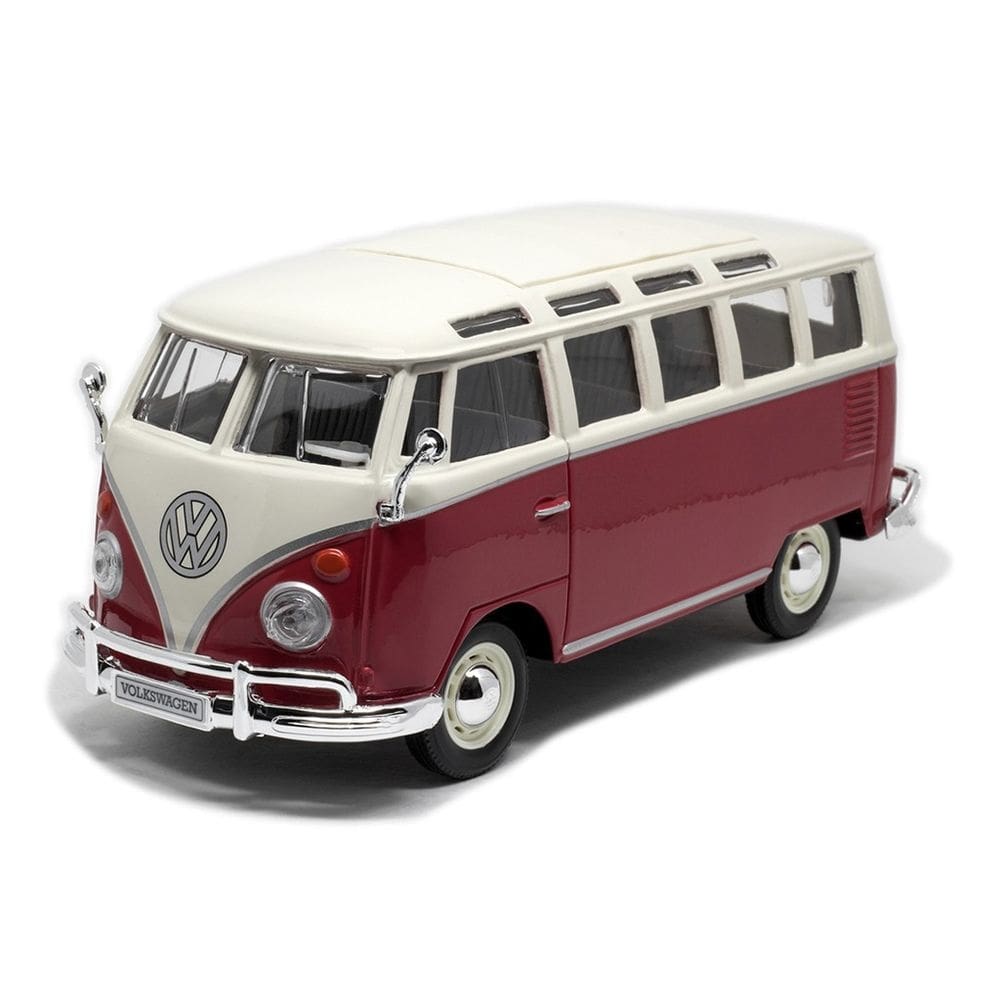 Miniatura Carro Maisto Volkswagen Kombi Samba 1:24