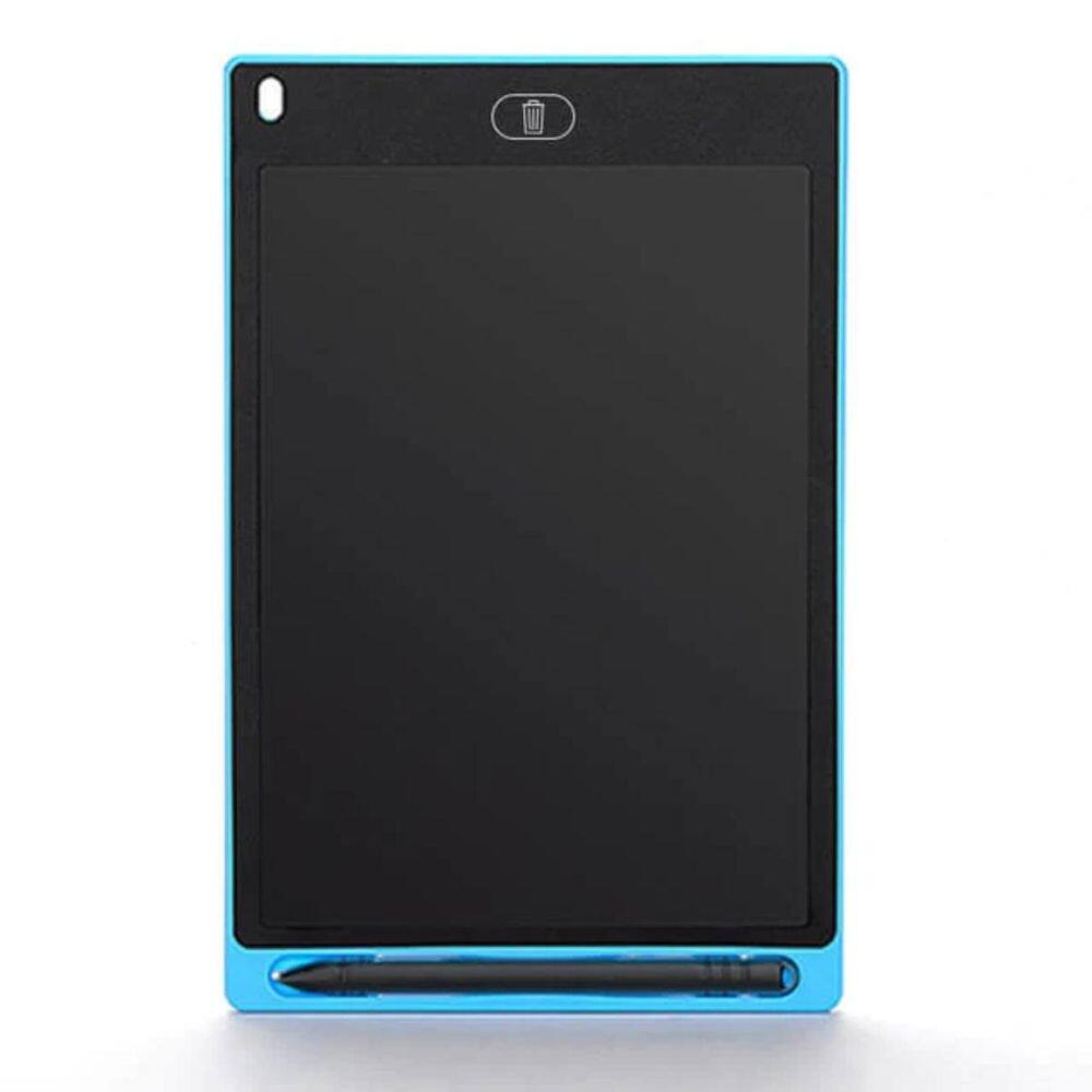 Lousa magica infantil digital 8,5 lcd tablet desenho azul