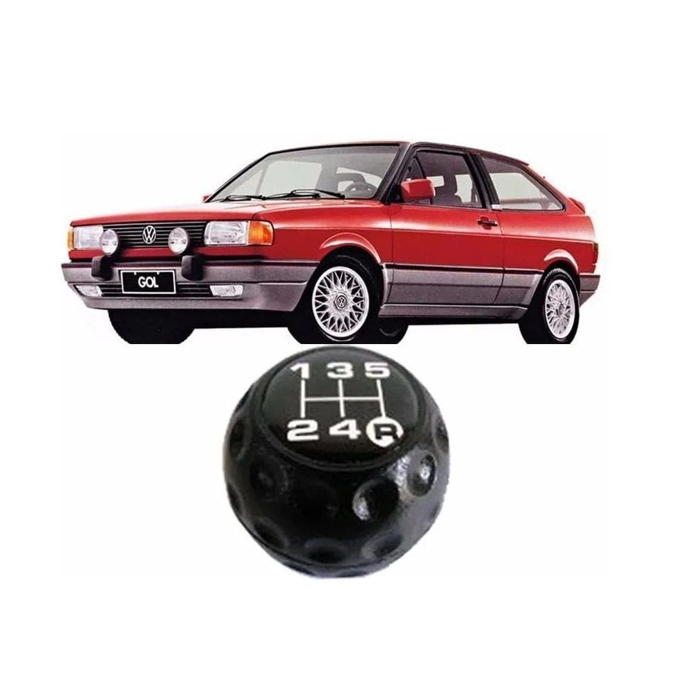 Bola de cambio manopla 5 marchas gol gts/gti 1987 a 1994