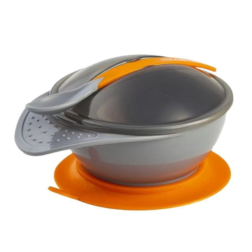 Prato Infantil Com Ventosa E Colher 330Ml - Clingo