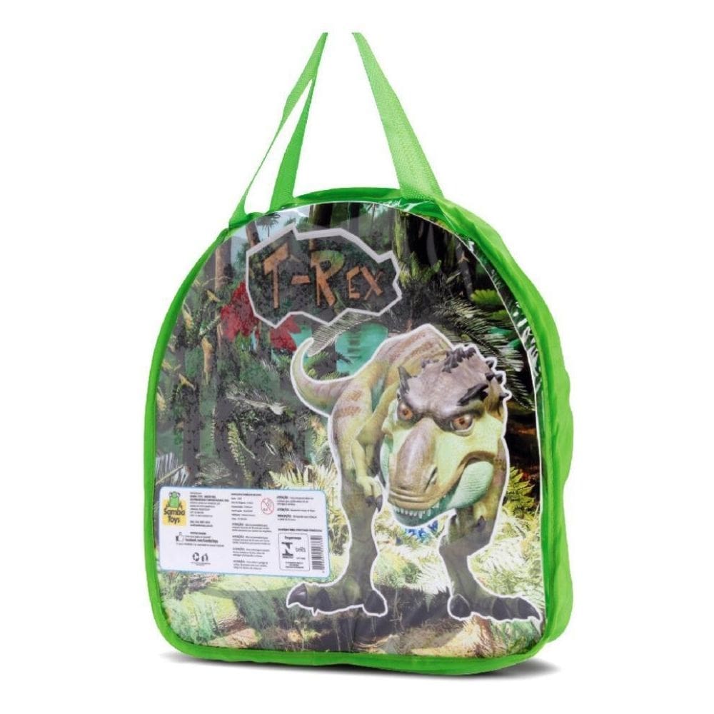 Toca barraca infantil dobrável jurassic dinossauro rex