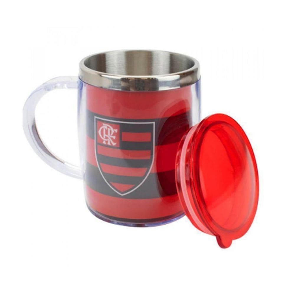 Caneca de inox térmica com tampa  450ml