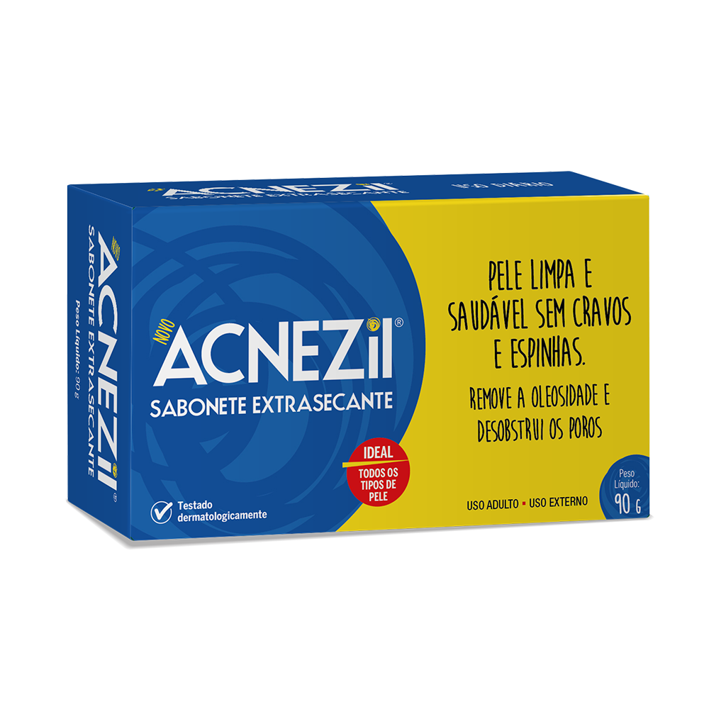 Sabonete Barra Extrassecante Acnezil 90g