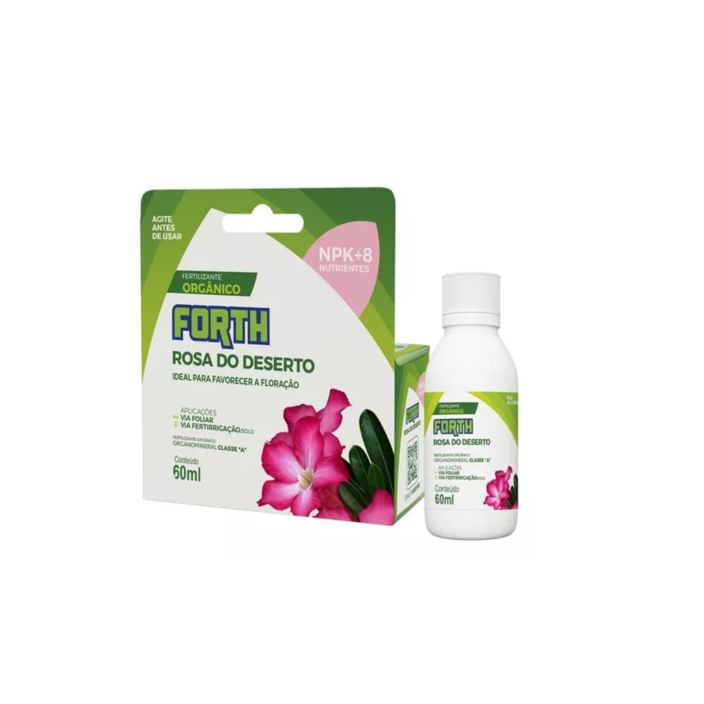 Adubo Forth Para Rosa do Deserto Concentrado 60 ml
