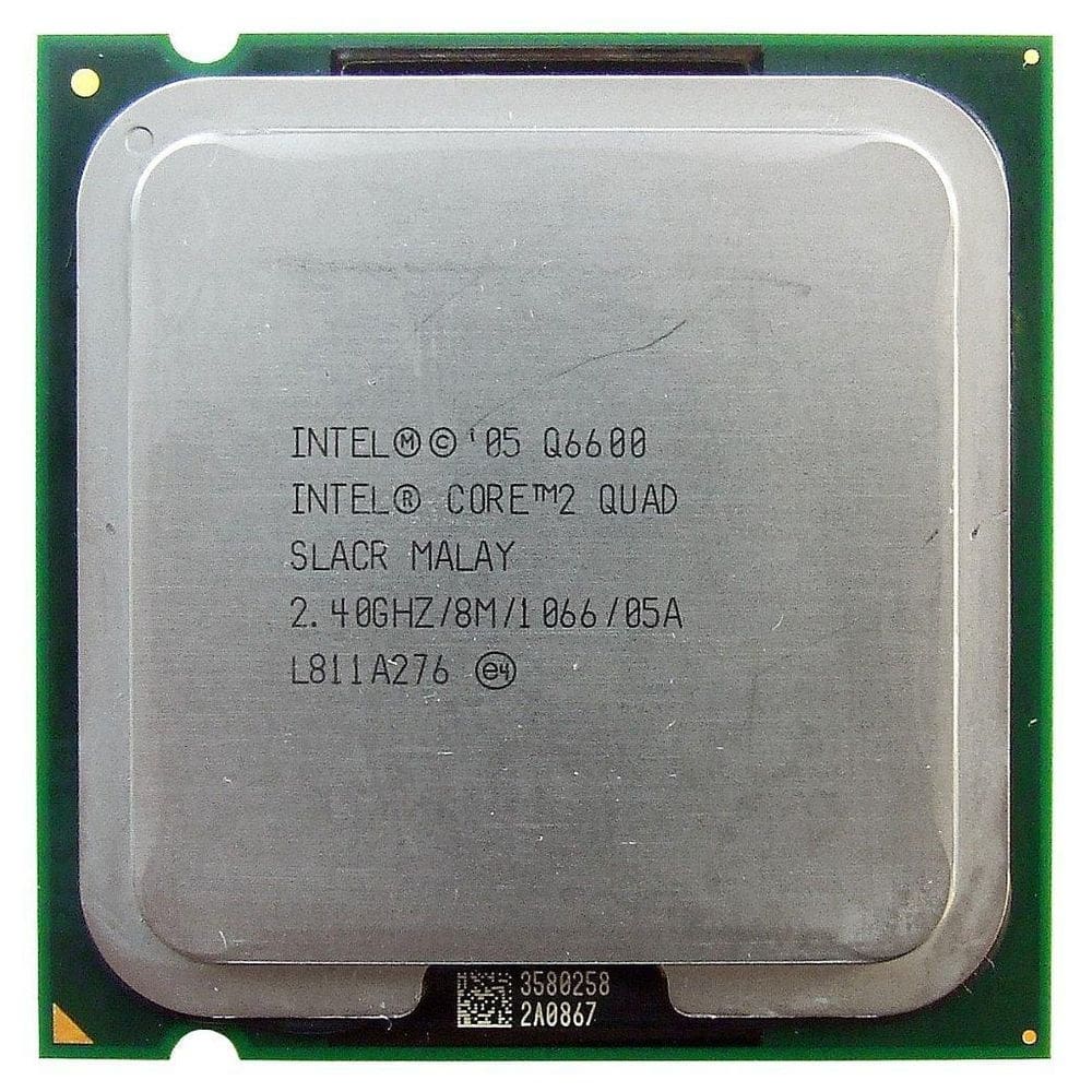 Processador intel core 2 quad q6600 2.40 ghz 1066mhz 775
