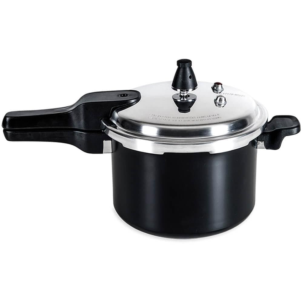 Panela de Pressão Indução Antiaderente Brinox 4,2L Ceramic Life Preto Super 4954/100