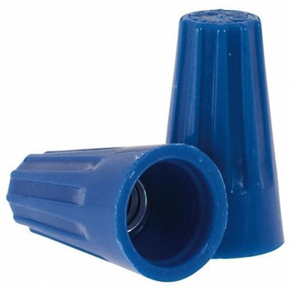 100 x conector de torção emenda fios cabos azul 0,8 - 3,9mm