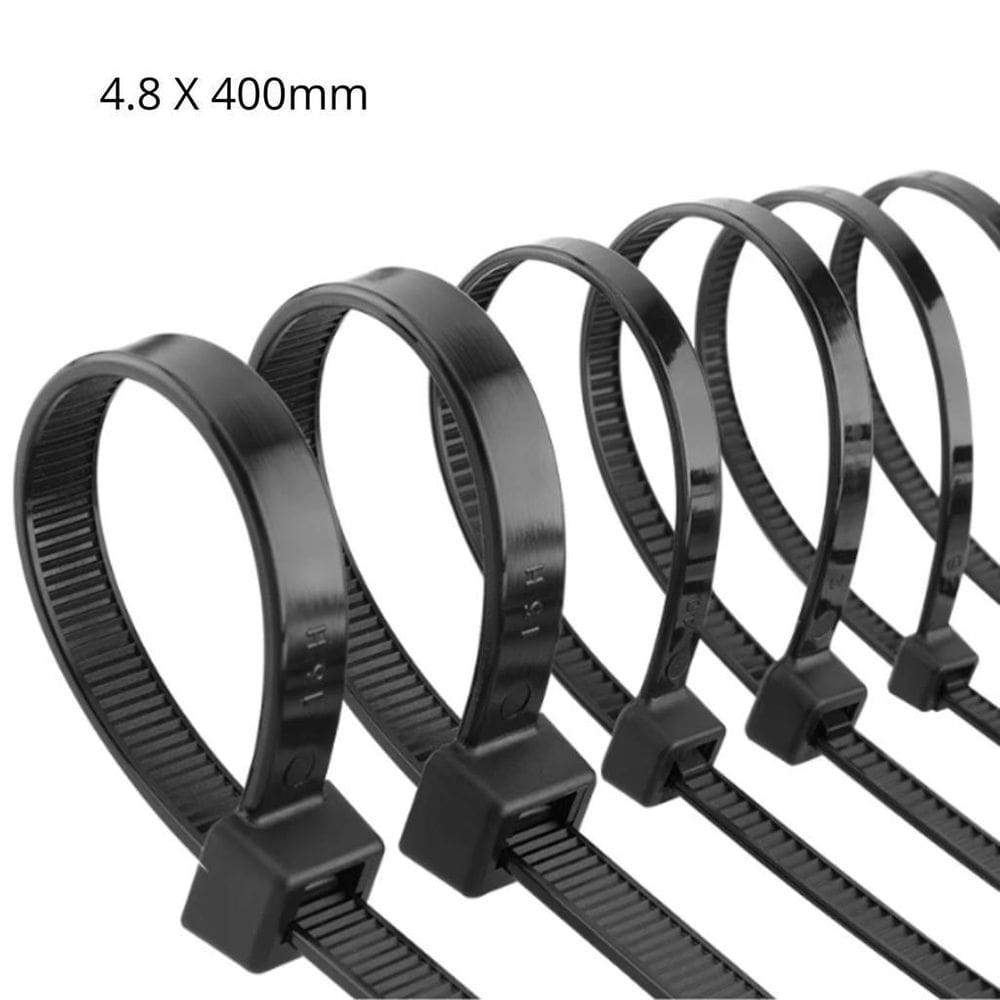 Abraçadeira nylon abraçadeira 4.8 x 400mm 100 unid