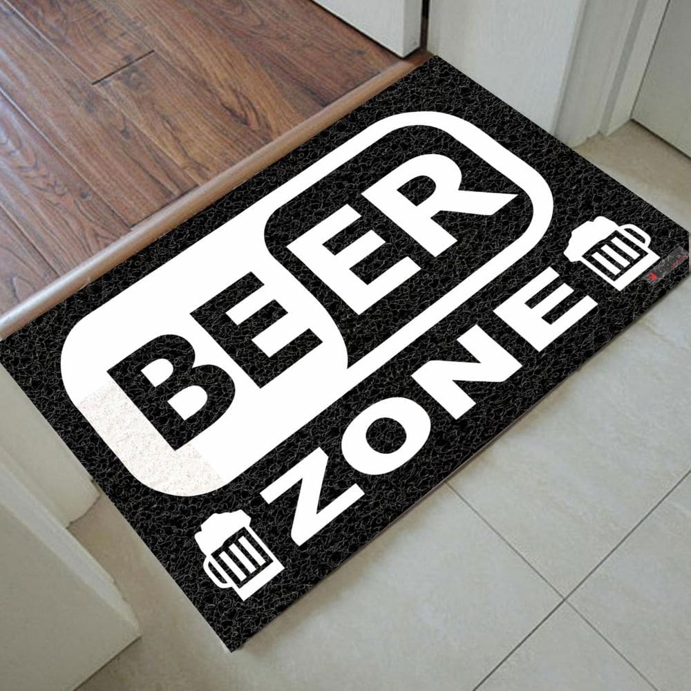 Tapete capacho personalizado - beer zone 60x40