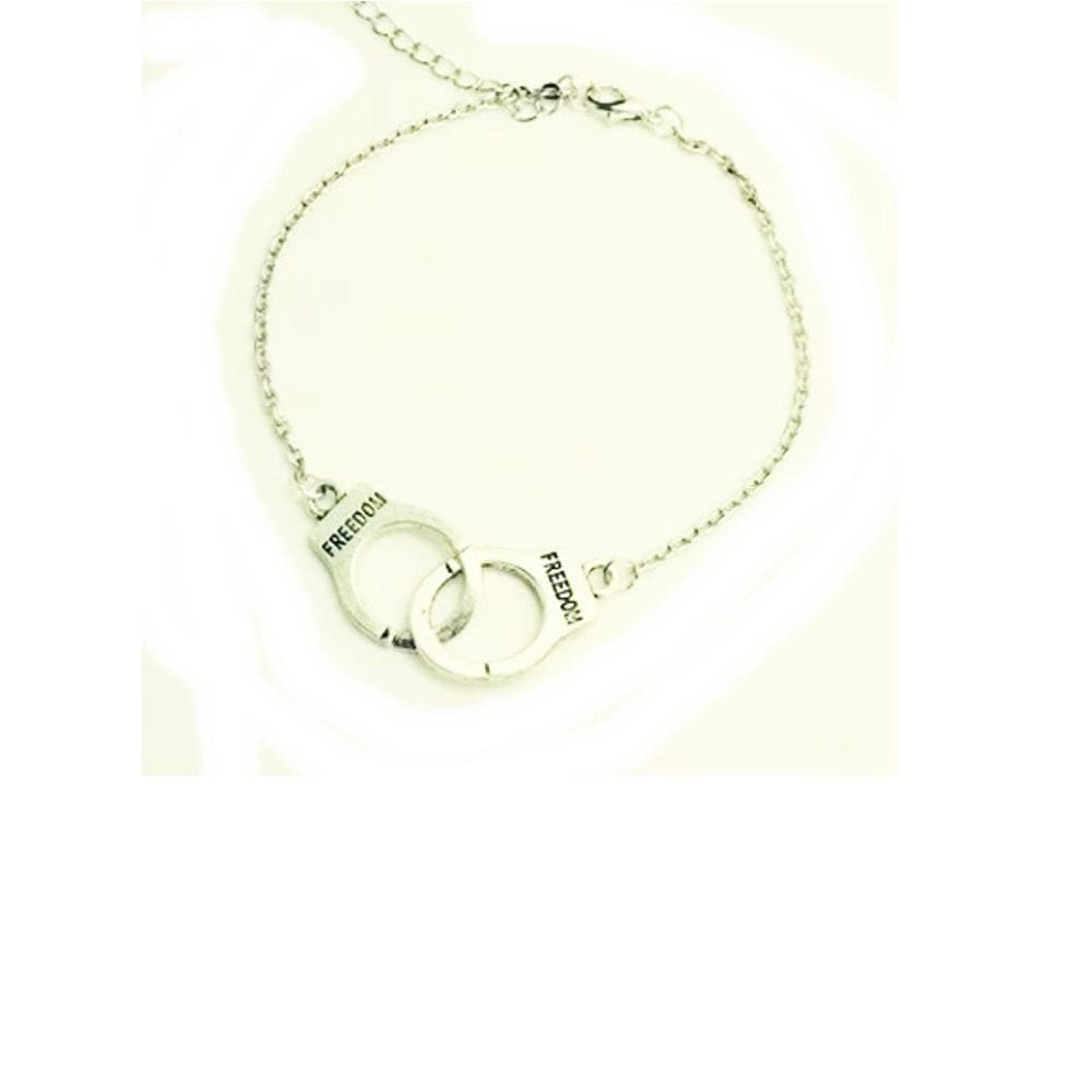 Pulseira policial freedom delegacia níquel