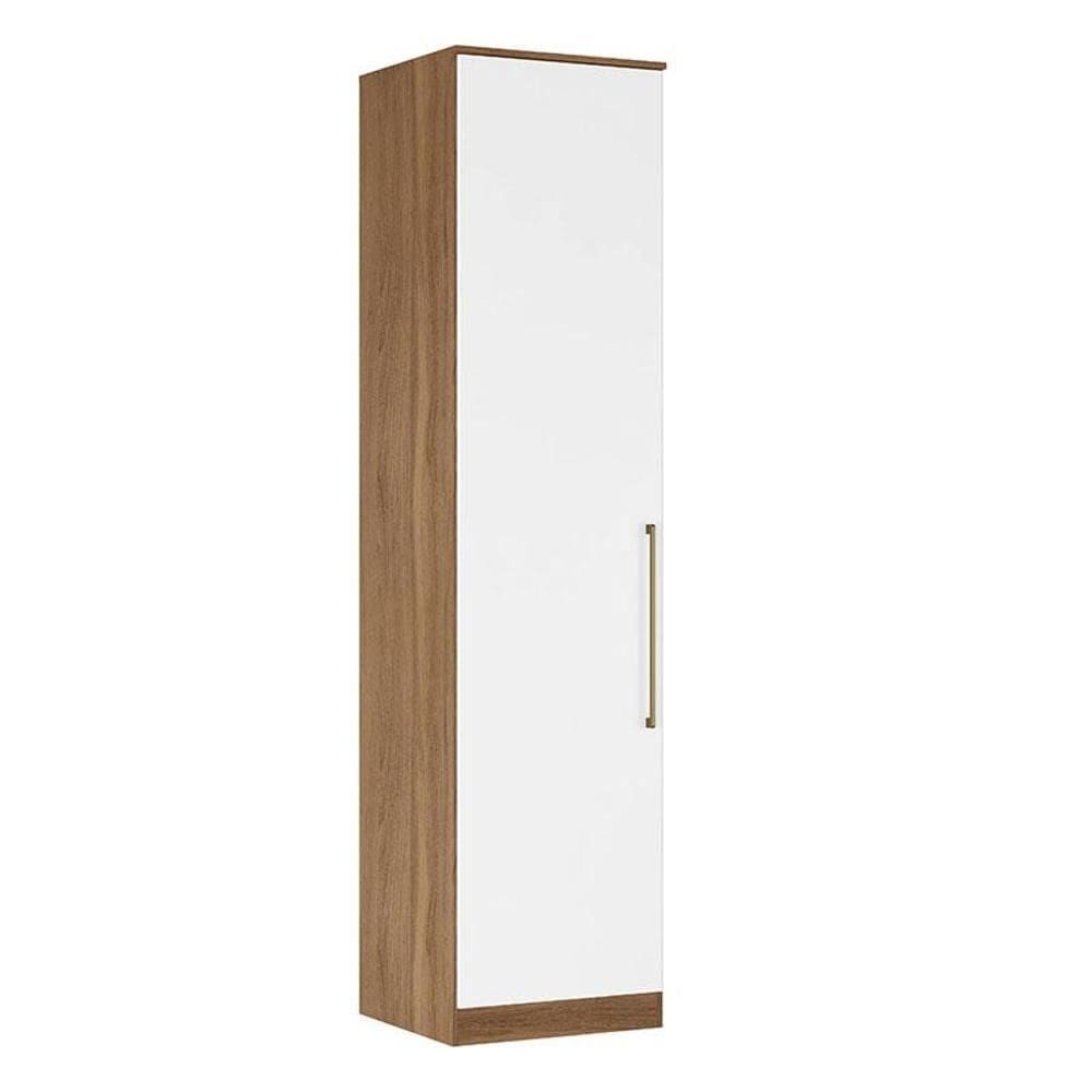 Armário 1 Porta Irlanda 71130k Amêndola Branco - Demartêz