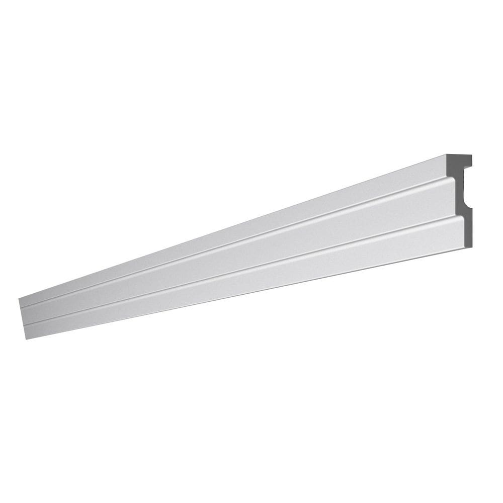 Moldura de Teto Rodateto de Poliestireno M10 Metro Linear - caixa com 2 m - Branco