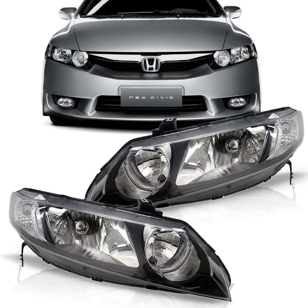 Farol new civic honda ano 2006 2007 2008 2009 2010 2011