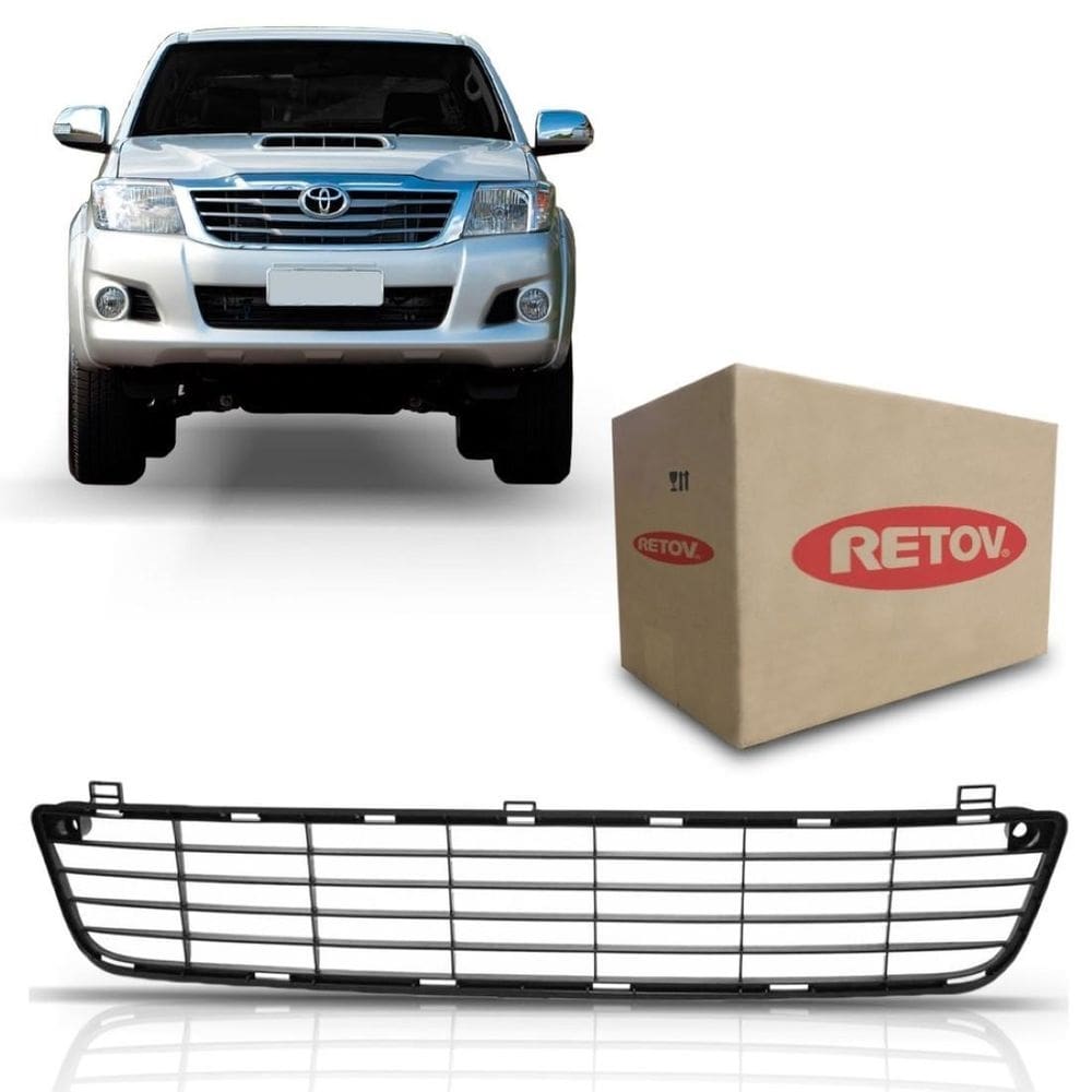 Grade inferior parachoque hilux pick-up 2012 13 14 15 retov