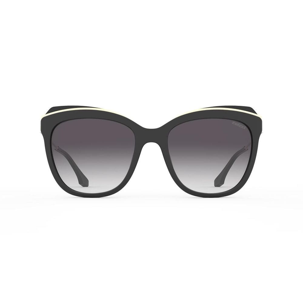 Oculos sol colcci lua preto brilho cinza degradê