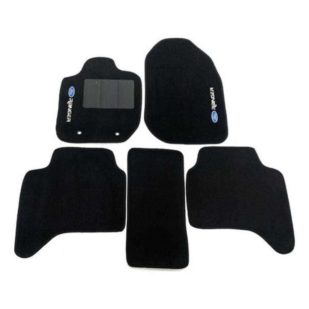 Jogo de tapete automotivo ranger 2013 carpete forração