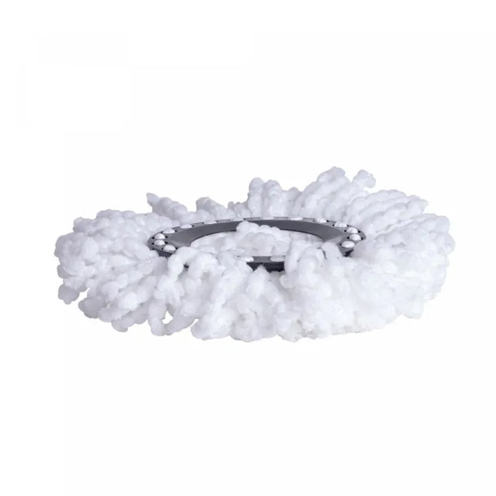 MOP GIRATORIO C/CABO EXTENSIVEL INOX 1,16m C/BALDE PLASTICO 13L E REFIL MICROFIBRA 90g