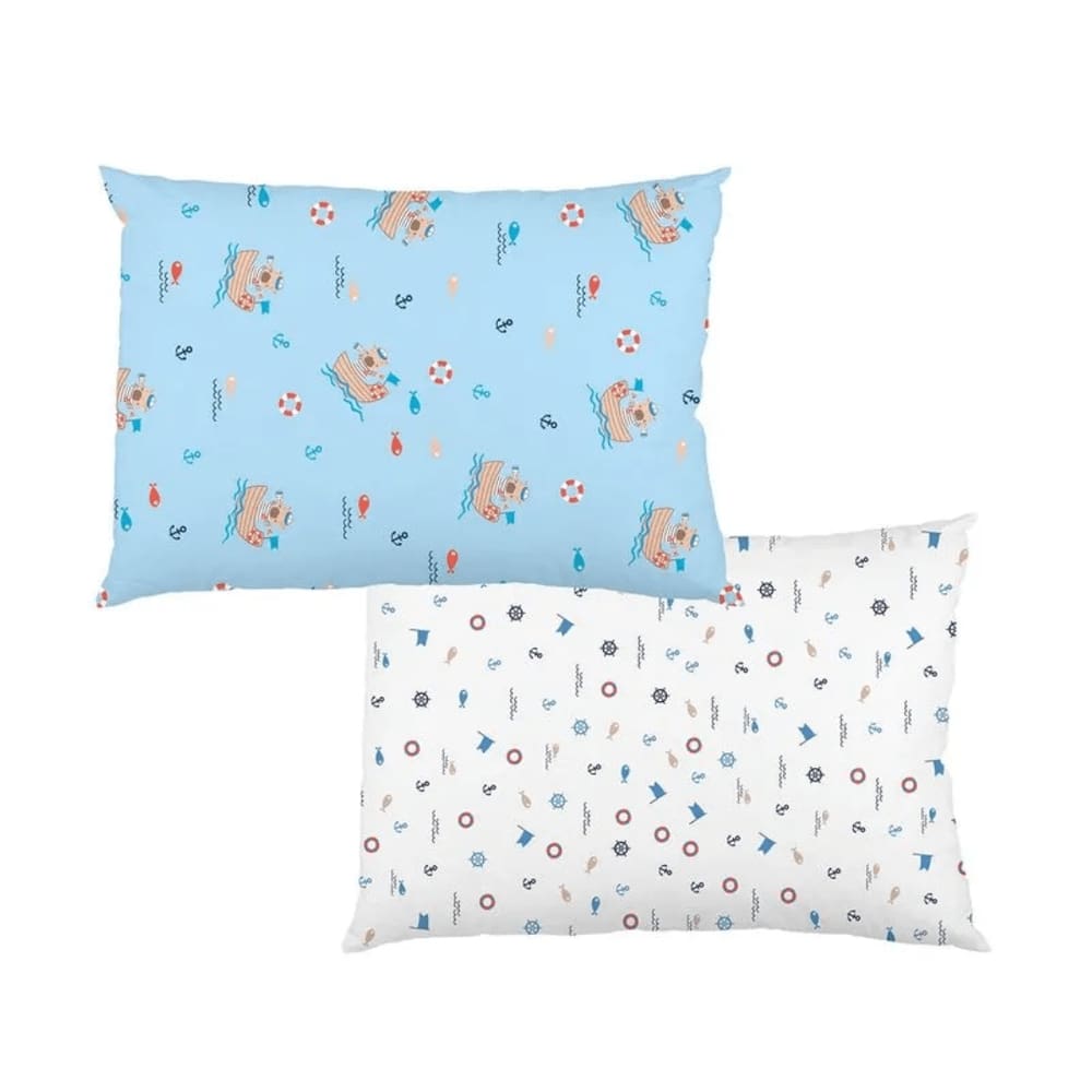 FRONHA BUBLIM BABY C/02 UNIDADES 28CM x 40CM MARINHEIRO AZUL