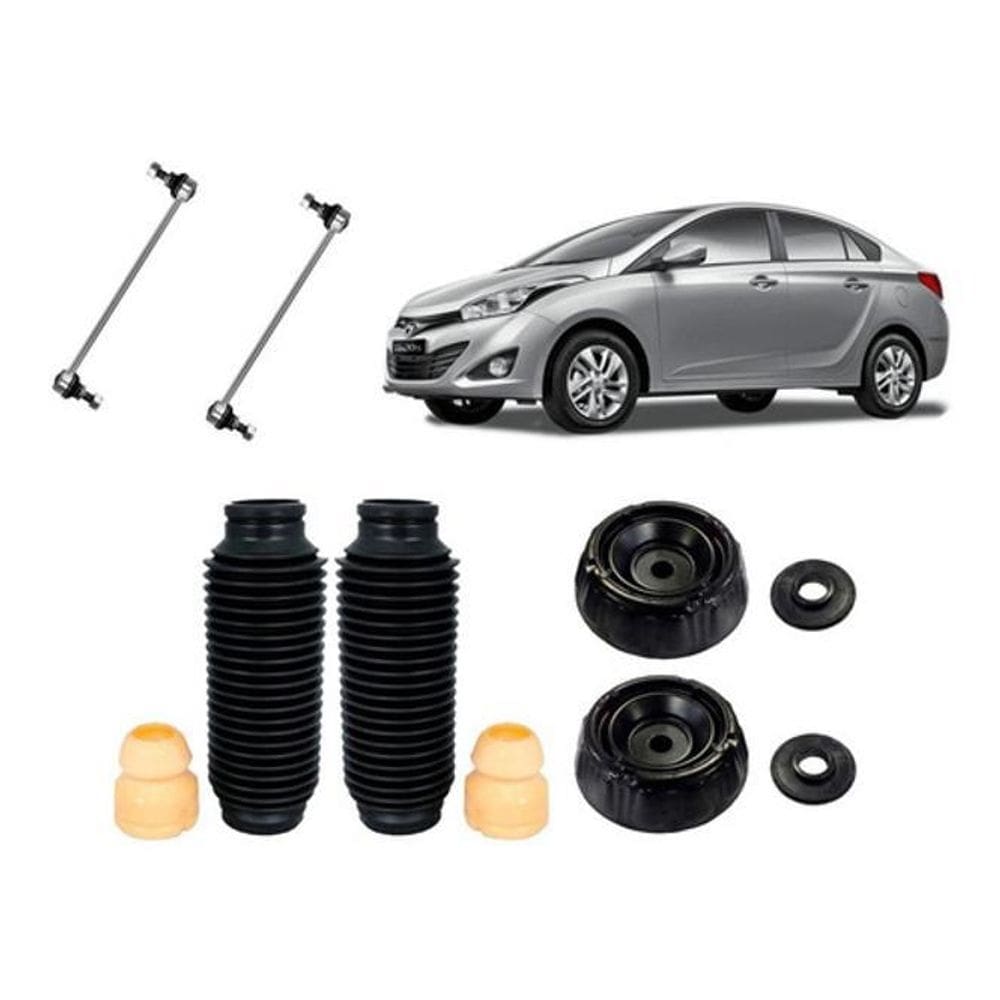 Kit coxim batente dianteiro bieleta hb20s sedan 18
