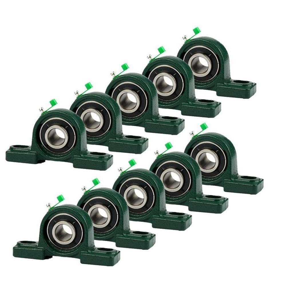 10 mancal pedestal apoio com rolamento ucp206 - p eixo 30mm