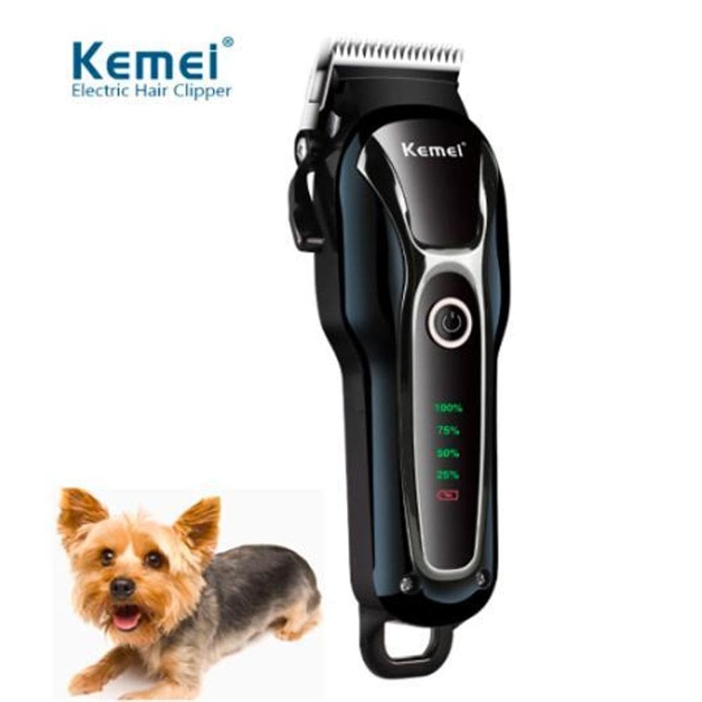 Máquina de tosa pet bivolt profissional kemei km-1991