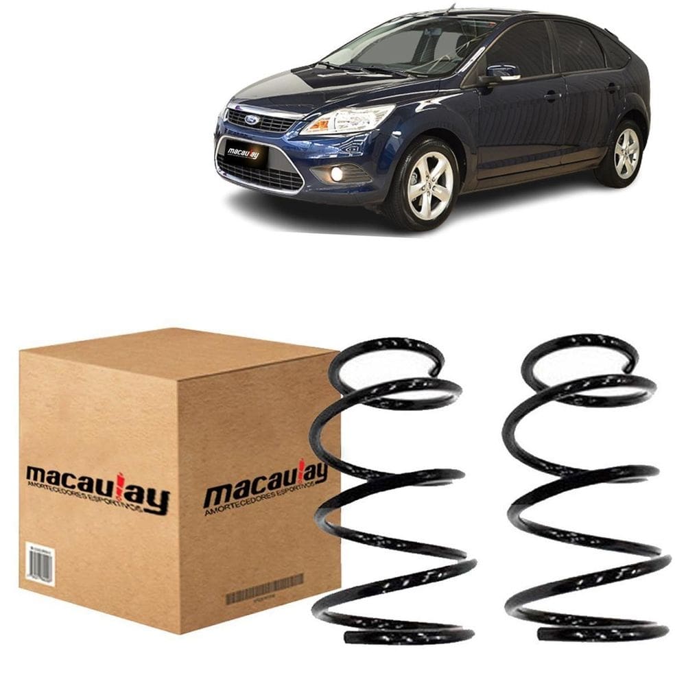 Par de molas convencionais traseiras ford focus ate 2013
