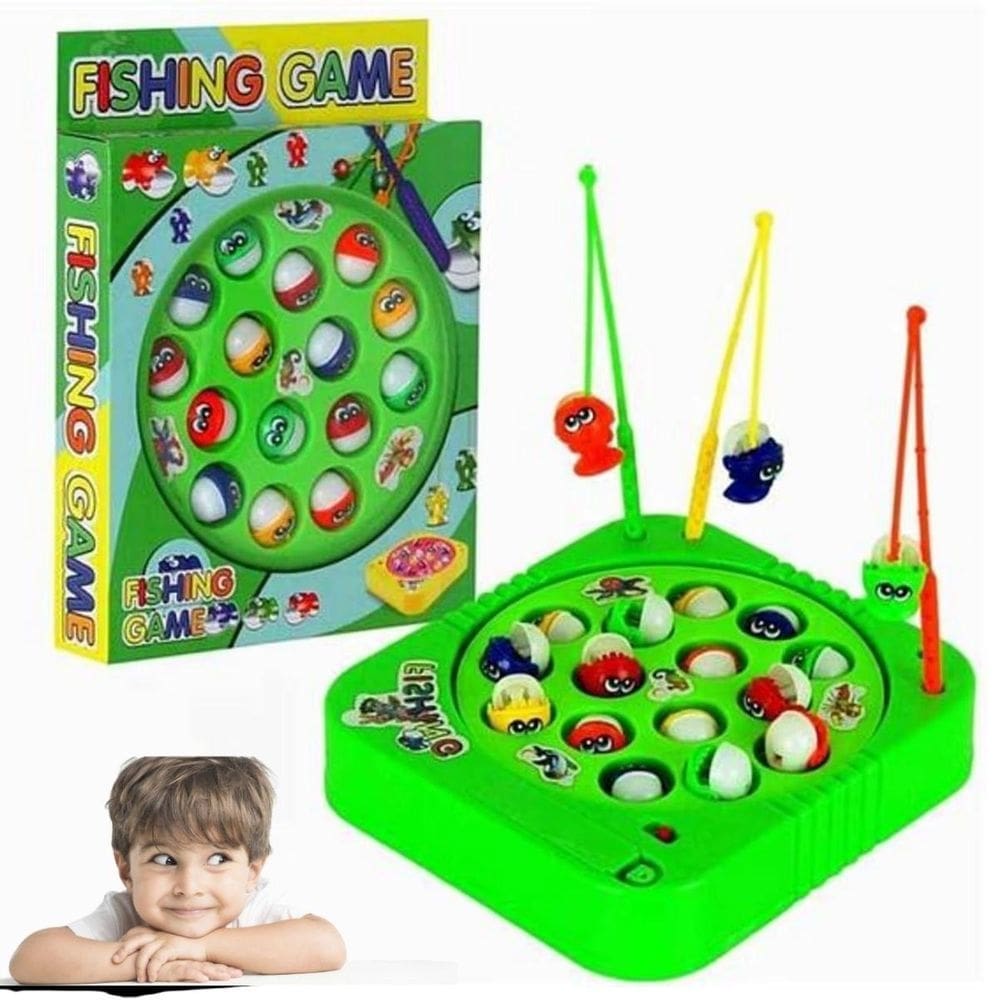 Brinquedo pega peixe pesca jogo pescaria grande a pilha