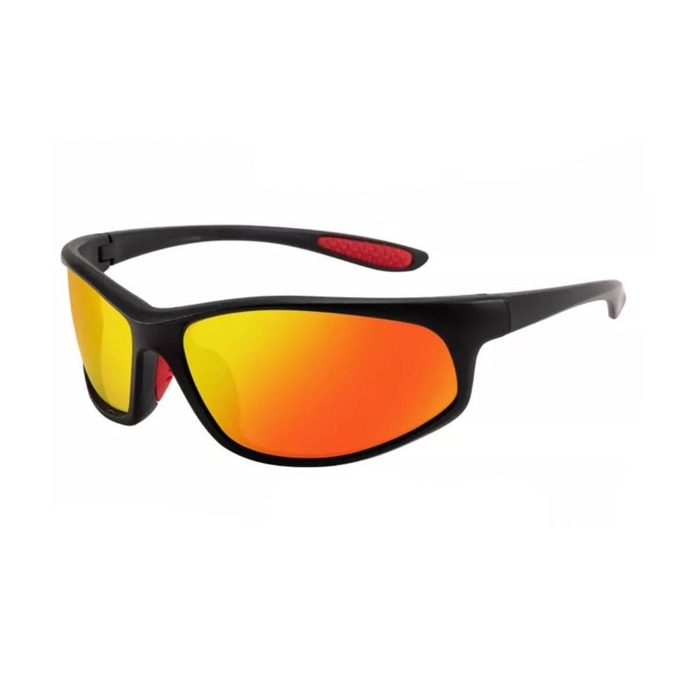 Óculos de sol polarizado esportivo bike ciclismo laranja s0