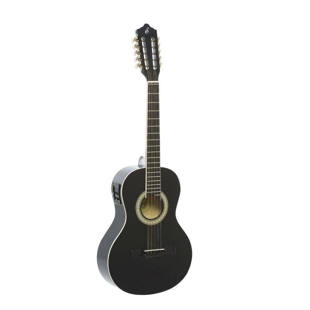 Viola eletroacústica preta vs14 eq bk - giannini
