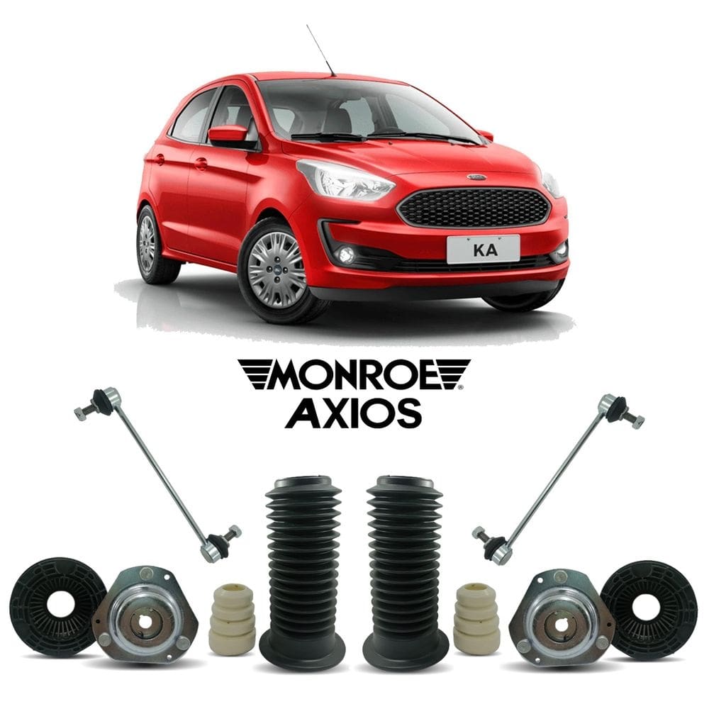 Par kit batente + bieleta dianteira ford new ka 2014 a 2020