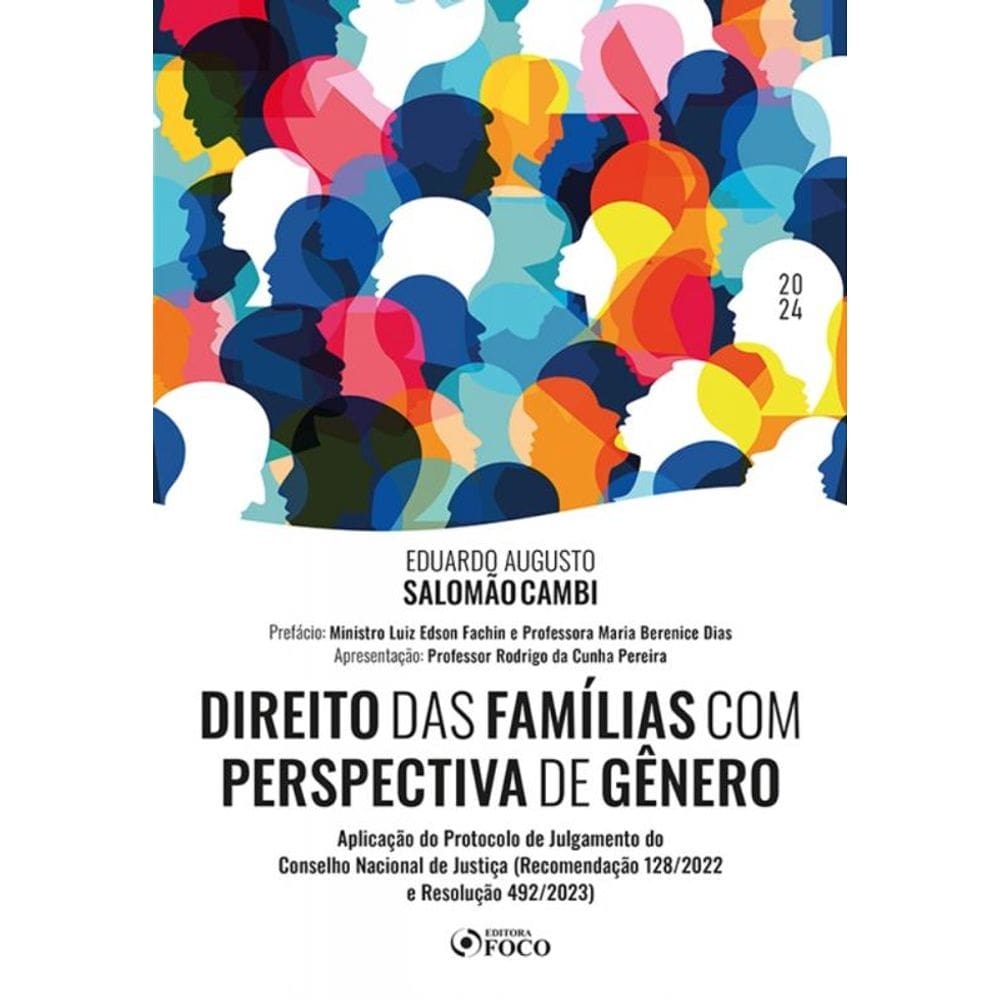 Direito Das Famílias Com Perspectiva De Gênero - 1ª Ed - 2024