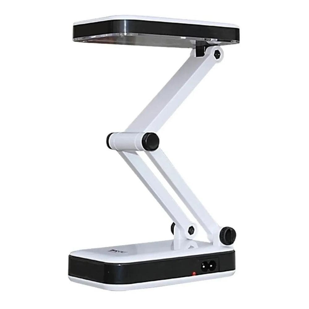 Luminária de mesa 24 led abajur dobrável recarregável bivolt