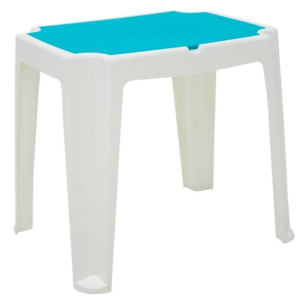 Mesa Infantil Versa Branca e Azul - TRAMONTINA