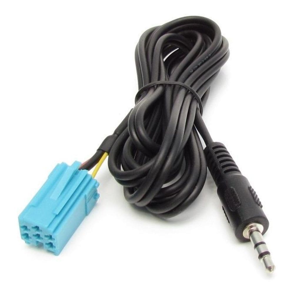 Cabo auxiliar carro para rádio fiat idea strada